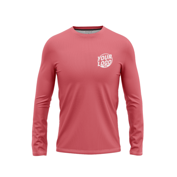 Custom Coral Long Sleeve Shirt