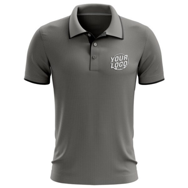 Custom Gray W233 Coolfit Polo Shirt