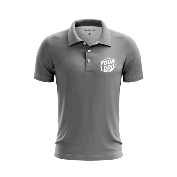 Custom Gray Polo Shirt