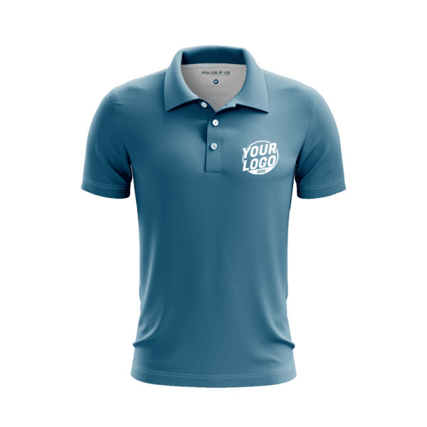 Custom Indigo Polo Shirt