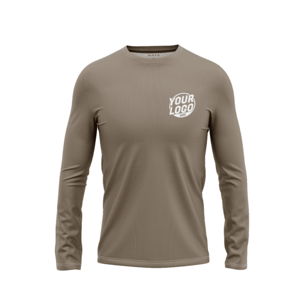 Custom Khaki Long Sleeve Shirt