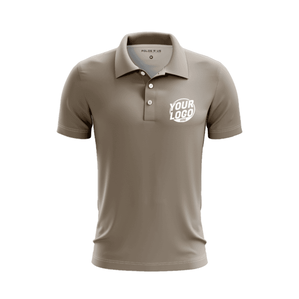Custom Khaki Polo Shirt