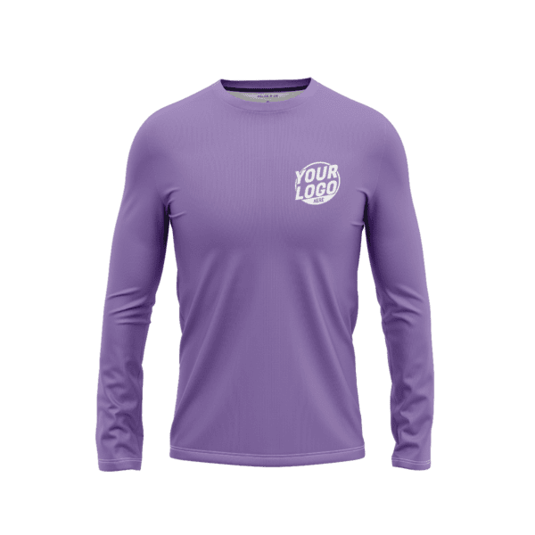 Custom Lavender Long Sleeve Shirt