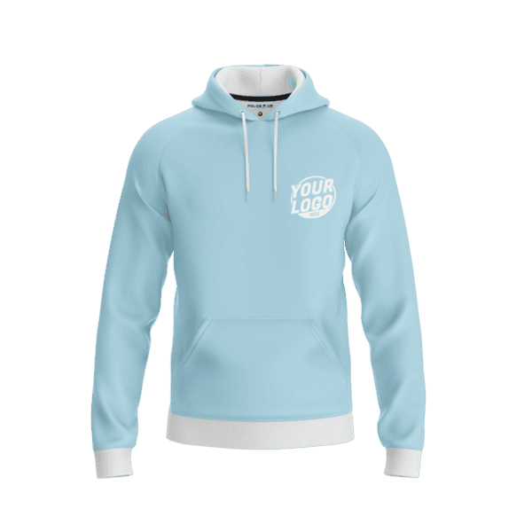 Custom Light Blue Hoodie