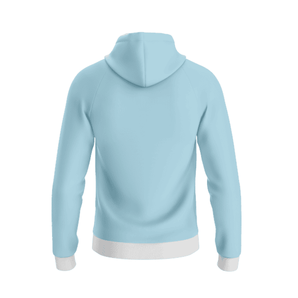 Custom Light Blue Hoodie - Image 2