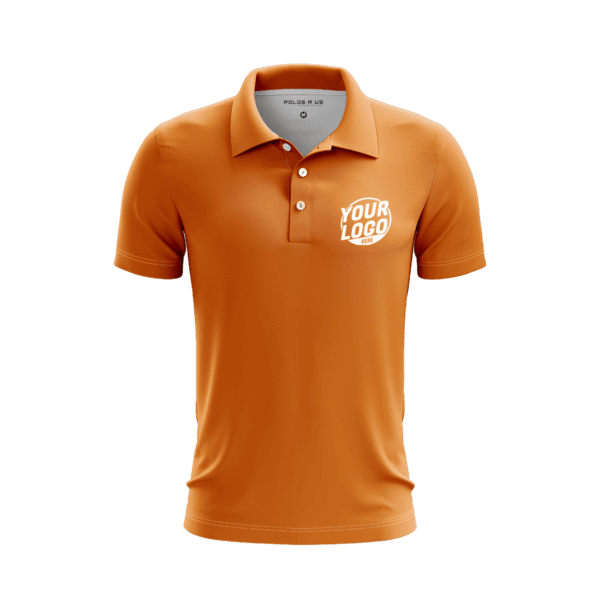 Custom Orange Polo Shirt