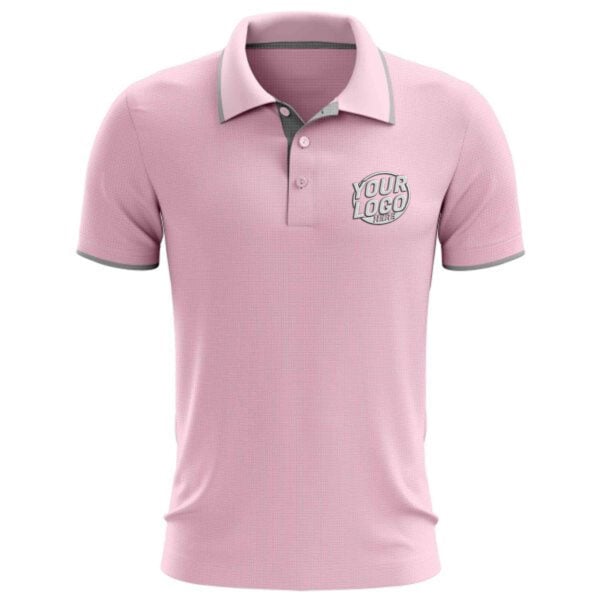 Custom Pink W242 Coolfit Polo Shirt