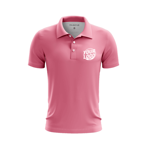 Custom Pink Polo Shirt