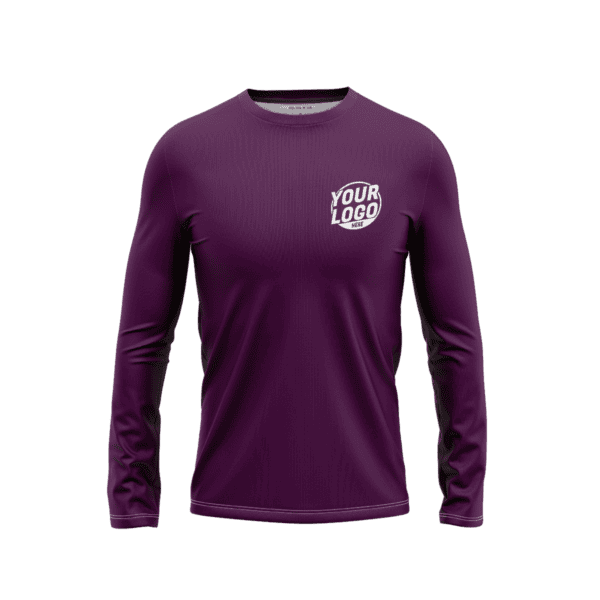 Custom Plum Long Sleeve Shirt