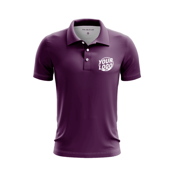 Custom Plum Polo Shirt