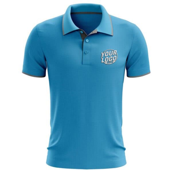 Custom Sky Blue W212 Coolfit Polo Shirt}