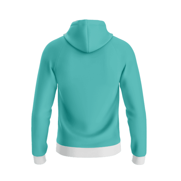 Custom Turquoise Hoodie - Image 2