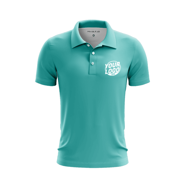 Custom Turquoise Polo Shirt