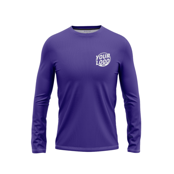 Custom Violet Long Sleeve Shirt