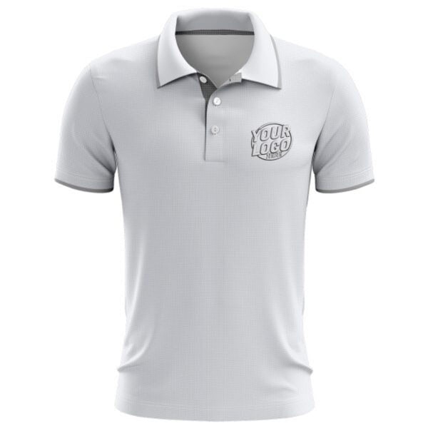 Custom White W236 Coolfit Polo Shirt