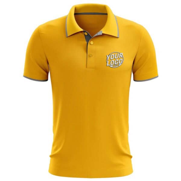 Custom Yellow W224 Coolfit Polo Shirt