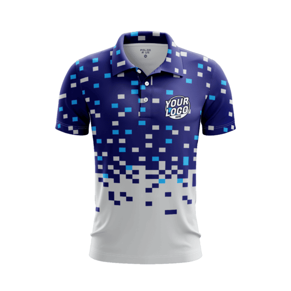 Custom Aqua Surge Polo Shirt