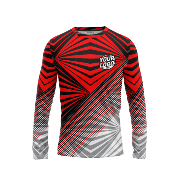 Custom Aurora Mesh Long Sleeve Shirt