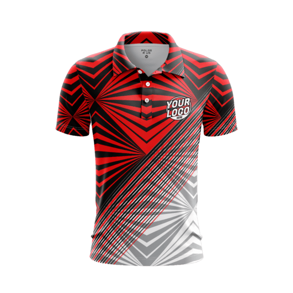 Custom Aurora Mesh Polo Shirt