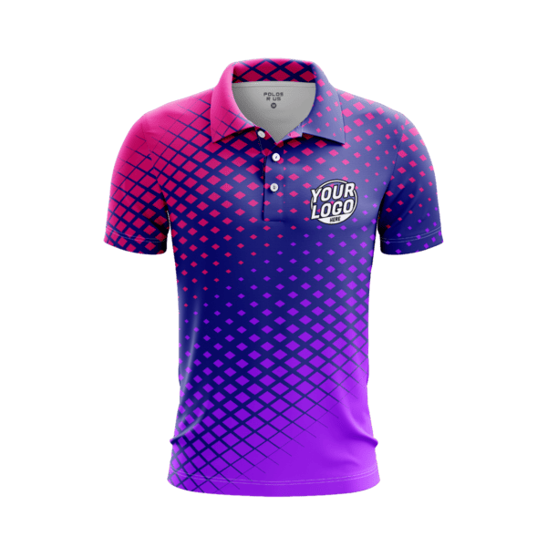 Custom Blue Sparks Polo Shirt