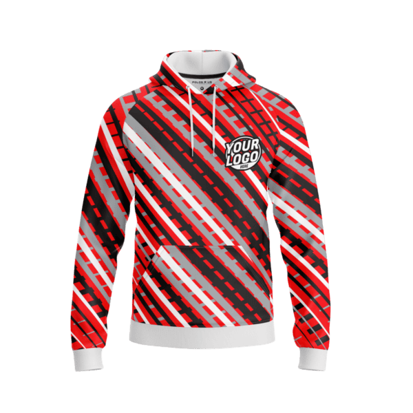 Custom Bold Streaks Hoodie