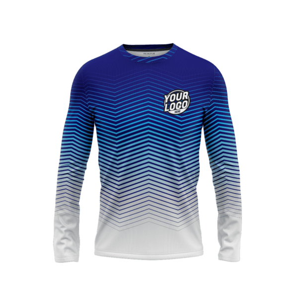 Custom Data Stream Long Sleeve Shirt