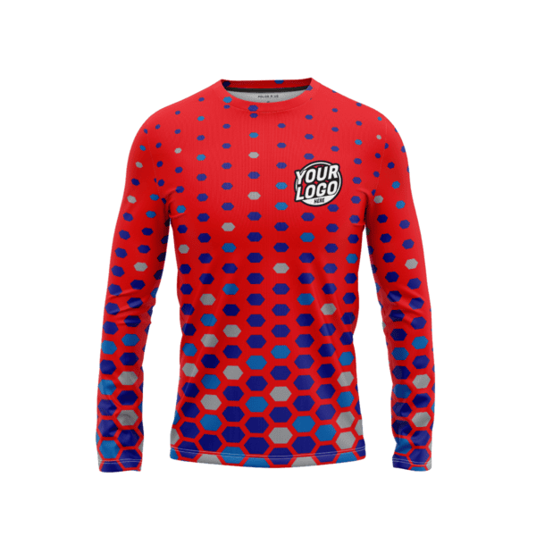 Custom Electric Skyline Long Sleeve Shirt