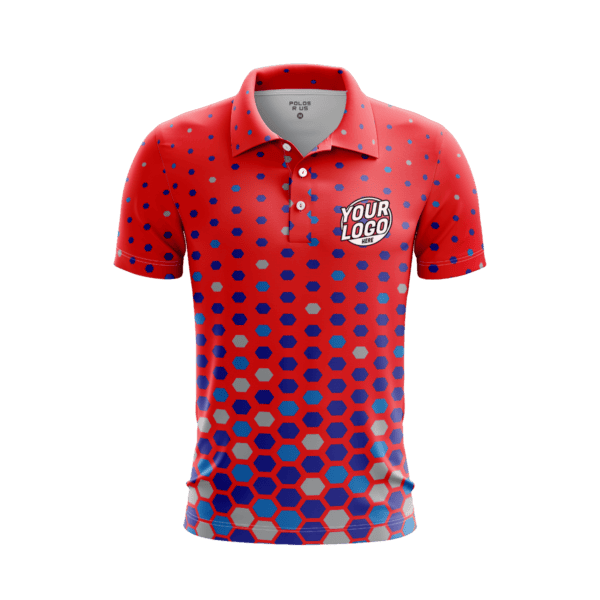 Custom Electric Skyline Polo Shirt