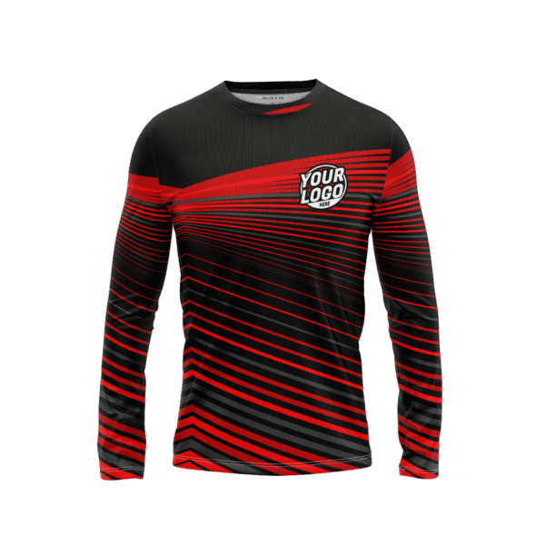 Custom Midnight Pulse Long Sleeve Shirt