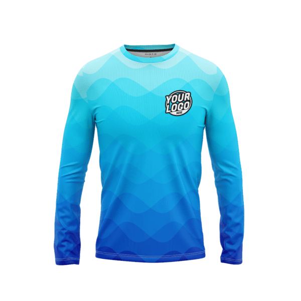 Custom Neon Stripes Long Sleeve Shirt