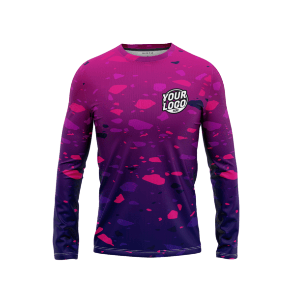 Custom Ruby Ripple Long Sleeve Shirt