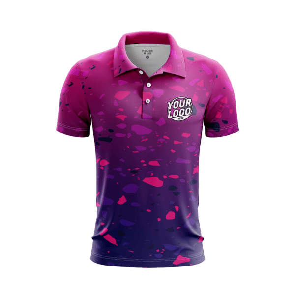 Custom Ruby Ripple Polo Shirt