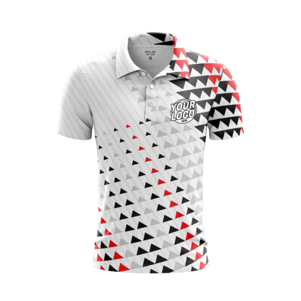 Custom Steel Grid Polo Shirt