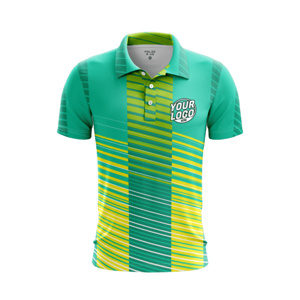 Custom Titanium Mesh Polo Shirt