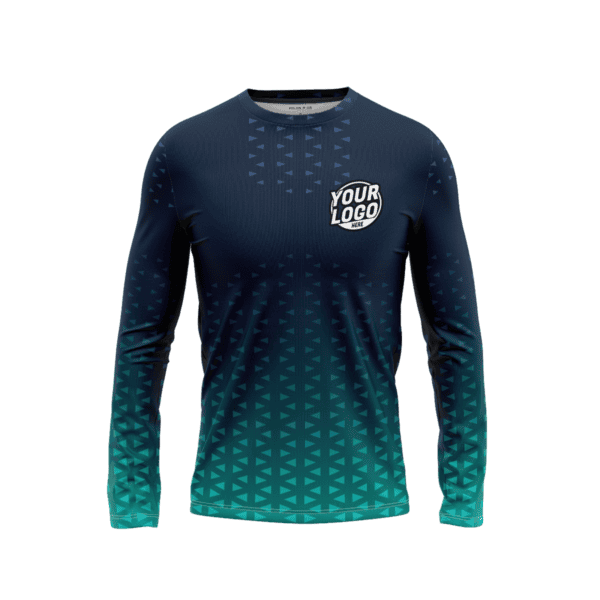 Custom Vibrant Circuit Long Sleeve Shirt