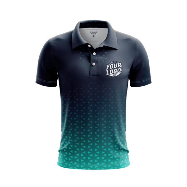 Custom Vibrant Circuit Polo Shirt